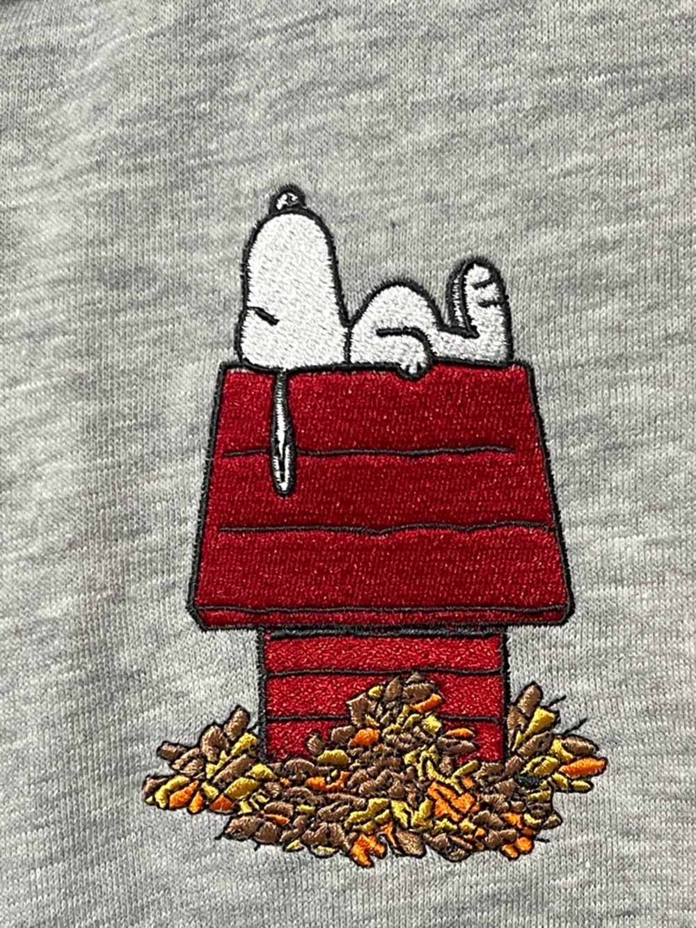 NWT Snoopy Peanuts Hoodie Full Zip Fleece Size Large - Picture 3 of 8